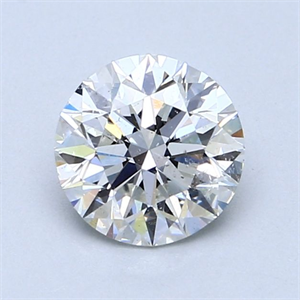 Picture of Natural Diamond 1.20 Carats, Round with Excellent Cut, H Color, SI2 Clarity and Certified by GIA