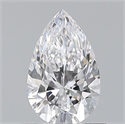 Natural Diamond 0.70 Carats, Pear with  Cut, D Color, VVS1 Clarity and Certified by GIA