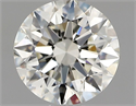 Natural Diamond 0.80 Carats, Round with Excellent Cut, K Color, VVS2 Clarity and Certified by GIA