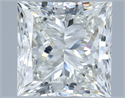 Natural Diamond 1.91 Carats, Princess with  Cut, I Color, VS1 Clarity and Certified by IGI