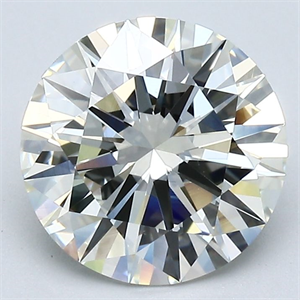 Foto Diamante Natural 2.52 quilates, Redondo , Color H, claridad VVS1 y certificado GIA de