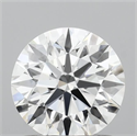 Lab Grown Diamond 1.09 Carats, Round with Ideal Cut, D Color, VS1 Clarity and Certified by IGI
