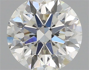 Picture of Natural Diamond 0.70 Carats, Round with Excellent Cut, H Color, VS2 Clarity and Certified by GIA