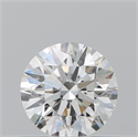 Diamante Natural 0.54 quilates, Redondo , Color I, claridad IF y certificado GIA