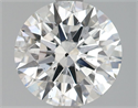 Del inventario de diamantes de laboratorio, 1.76 quilates, Redondo , Color F, claridad SI1 y certificado IGI