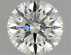 Foto Diamante Natural 0.44 quilates, Redondo , Color J, claridad IF y certificado GIA de