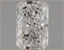 Natural Diamond 1.01 Carats, Radiant with  Cut, E Color, SI2 Clarity and Certified by HRD