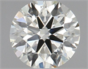 Diamante Natural 0.45 quilates, Redondo , Color J, claridad VVS1 y certificado GIA