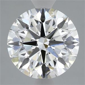 Picture of Lab Grown Diamond 3.07 Carats, Round with Ideal Cut, E Color, VVS2 Clarity and Certified by IGI