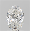 Diamante Natural 1.20 quilates, Ovalado , Color G, claridad SI1 y certificado GIA