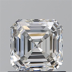 Picture of Natural Diamond 0.95 Carats, Asscher with  Cut, G Color, VS2 Clarity and Certified by GIA