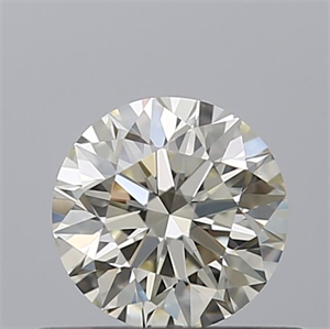 Picture of Natural Diamond 0.40 Carats, Round with Excellent Cut, J Color, IF Clarity and Certified by IGI