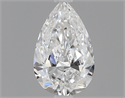 Natural Diamond 0.50 Carats, Pear with  Cut, D Color, VS1 Clarity and Certified by GIA