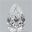 Natural Diamond 0.50 Carats, Pear with  Cut, D Color, VS1 Clarity and Certified by GIA