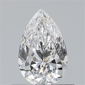 Picture of Natural Diamond 0.50 Carats, Pear with  Cut, D Color, VS1 Clarity and Certified by GIA