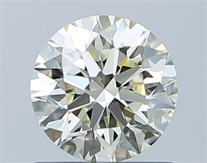 Picture of Natural Diamond 0.70 Carats, Round with Excellent Cut, K Color, VVS1 Clarity and Certified by IGI