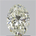 Diamante Natural 0.92 quilates, Ovalado , Color J, claridad IF y certificado IGI