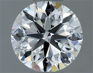 Picture of Natural Diamond 0.80 Carats, Round with Very Good Cut, F Color, VVS1 Clarity and Certified by GIA