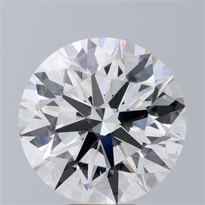 Picture of Lab Grown Diamond 8.23 Carats, Round with Ideal Cut, H Color, VS2 Clarity and Certified by IGI