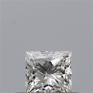 Foto Diamante Natural 0.25 quilates, Princesa , Color F, claridad VVS2 y certificado GIA de