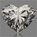 Natural Diamond 0.30 Carats, Heart with  Cut, D Color, VVS2 Clarity and Certified by GIA