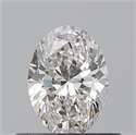 Natural Diamond 0.45 Carats, Oval with  Cut, G Color, VS1 Clarity and Certified by GIA