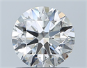 Natural Diamond 0.90 Carats, Round with Excellent Cut, G Color, VS1 Clarity and Certified by GIA