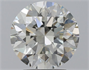 Diamante Natural 3.01 quilates, Redondo , Color J, claridad VVS2 y certificado GIA