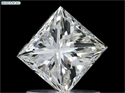 Natural Diamond 1.01 Carats, Princess with  Cut, I Color, VS1 Clarity and Certified by GIA