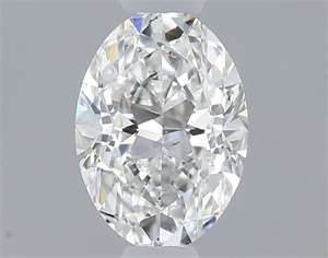 Picture of Natural Diamond 0.50 Carats, Oval with  Cut, F Color, SI1 Clarity and Certified by GIA