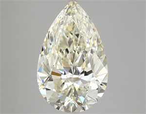 Picture of Natural Diamond 4.01 Carats, Pear with  Cut, I Color, VVS2 Clarity and Certified by IGI