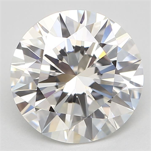 Picture of Natural Diamond 1.40 Carats, Round with Excellent Cut, G Color, VVS2 Clarity and Certified by GIA