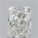 Natural Diamond 1.01 Carats, Radiant with  Cut, I Color, SI1 Clarity and Certified by GIA