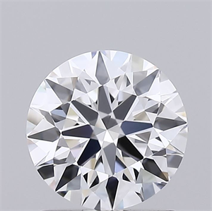 Picture of Lab Grown Diamond 1.06 Carats, Round with Ideal Cut, D Color, VVS2 Clarity and Certified by IGI
