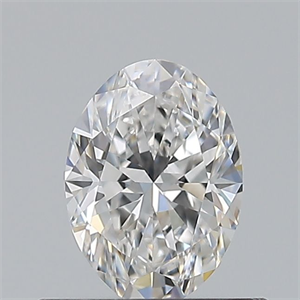 Picture of Natural Diamond 0.50 Carats, Oval with  Cut, F Color, VVS2 Clarity and Certified by GIA