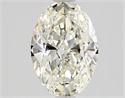 Natural Diamond 1.05 Carats, Oval with  Cut, I Color, SI1 Clarity and Certified by GIA