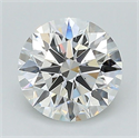 Lab Grown Diamond 1.34 Carats, Round with Ideal Cut, D Color, VS1 Clarity and Certified by IGI