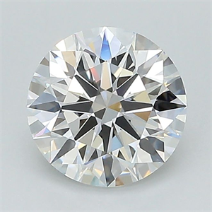 Picture of Lab Grown Diamond 1.34 Carats, Round with Ideal Cut, D Color, VS1 Clarity and Certified by IGI