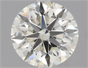 Natural Diamond 1.00 Carats, Round with Excellent Cut, H Color, VVS1 Clarity and Certified by IGI