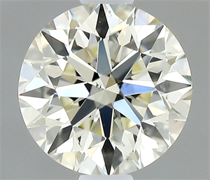 Picture of Natural Diamond 0.46 Carats, Round with Excellent Cut, L Color, VS2 Clarity and Certified by IGI