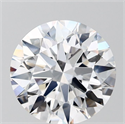 Lab Grown Diamond 2.57 Carats, Round with Ideal Cut, D Color, VVS2 Clarity and Certified by IGI