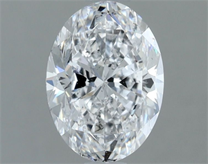 Picture of Natural Diamond 1.32 Carats, Oval with  Cut, D Color, SI1 Clarity and Certified by GIA