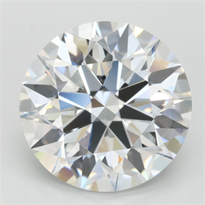 Picture of Lab Grown Diamond 4.33 Carats, Round with Ideal Cut, D Color, VVS1 Clarity and Certified by IGI
