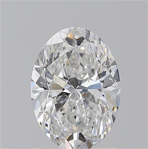 Picture of Natural Diamond 1.50 Carats, Oval with  Cut, F Color, SI2 Clarity and Certified by GIA