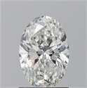 Diamante Natural 1.22 quilates, Ovalado , Color G, claridad VVS2 y certificado GIA