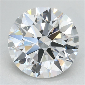 Picture of Lab Grown Diamond 2.64 Carats, Round with Ideal Cut, D Color, VVS1 Clarity and Certified by IGI