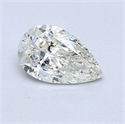Diamante Natural 0.63 quilates, De pera , Color I, claridad SI2 y certificado GIA