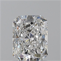 Natural Diamond 1.00 Carats, Radiant with  Cut, E Color, VS2 Clarity and Certified by GIA