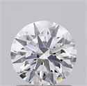 Lab Grown Diamond 1.05 Carats, Round with Ideal Cut, D Color, VVS2 Clarity and Certified by IGI
