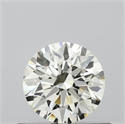 Natural Diamond 0.50 Carats, Round with Excellent Cut, M Color, VS2 Clarity and Certified by GIA